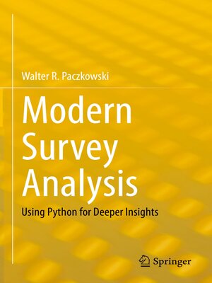 cover image of Modern Survey Analysis